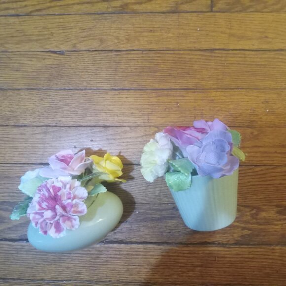 Antique fine Bone China BOUQUET 💐 POTTERY SCULPTURE! ENGLISH - Picture 10 of 14